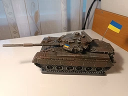 Сувенир танк "Т-80" из гипса ручной работы | Декоративная статуэтка на подарок PA_1064