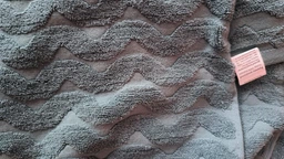 Махровий банний рушник Жакардовий Хвиля GM Textile 100х150см 500г/м2 (М'ята)