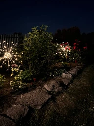 Садовий світильник 2 шт Феєрверк 150 LED на сонячній батареї з акумулятором IP65 фото от покупателей 6