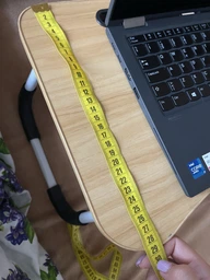 Розкладний столик підставка для планшета та ноутбука 48х29см, Чорний фото від покупців 2
