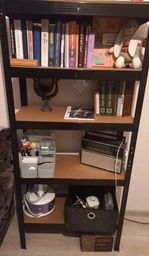 Стеллаж 4P StrongShelf 150Х70X30 см черный, равномерная нагрузка 150кг/полка, общая нагрузка до 750кг