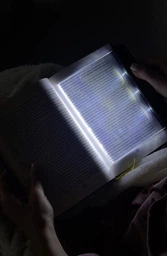 Світлодіодна лампа для читання книг у темряві плоска чорна — світильник для книги (швидка доставка ROZETKA) фото від покупців 4