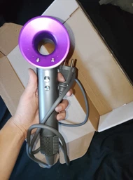 Професійний фен Super Hair Dryer 1 насадка із захисту волосся насадка Концентратор з іонізацією будь-якого волосся сушіння волосся червоний фото від покупців 3