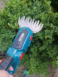 Аккумуляторный кусторез ножницы садовый веткорез электрический триммер Garden + 2 аккумулятора в комплекте фото от покупателей 15
