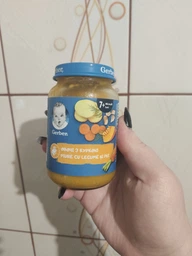 Упаковка пюре овоче-м'ясного Gerber Стерилізоване зі шматочками Овочі з куркою для дітей із 7 місяців 190 г х 6 шт (8445292315067) фото від покупців 3