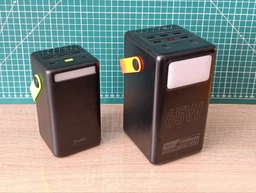 Повербанк Hoco DB03 Max Centurion 65W fully compatible PB/Lamp/100 000 mAh Black