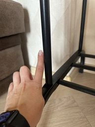 Двойная стойка вешалка для одежды и обуви Smart Loft Master Rack стальная с полкой Black фото от покупателей 6