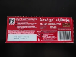 Упаковка батончиків KitKat Chunky з арахісовою пастою 42 г х 24 шт (3800020405574)