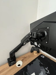 Настольное крепление для монитора RZTK NB-F80 17-30'' до 9кг VESA 75x75/100x100мм Black + кабель USB3.0 1.5 м фото от покупателей 3