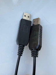 Кабель для роутера от повербанка с преобразователем на 12V, DC 2.1x5.5mm, USB 5V->12V, 1м Черный фото от покупателей 3