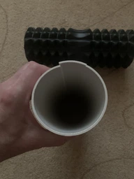 Масажний ролик EasyFit Grid Roller 45 см v.2.2 Помаранчевий (EF-2028-OR) фото від покупців 1