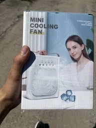 Мини-кондиционер Mini Fan RGB 3в1 охладитель, увлажнитель воздуха, вентилятор, ночник