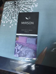 Комплект постельного белья Mirson King Size 220х240 см Бязь 17-0760 Violet blossoms (2200010936698) фото от покупателей 1