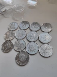 Полный набор 23 монет в капсулах Мы сильны вместе монеты НБУ области 10 грн монета Одесская Николаевская АР Крым Донецкая Луганская Запорожская Харьковская Херсонская Черниговская Сумская область Медицинские силы Логистики оборотные сувенирные монетки фото от покупателей 4