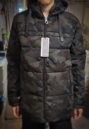 Куртка демисезонная с капюшоном мужская Colin's CL1060965KHA 2XL Khaki (CL1060965KHA_XXL)