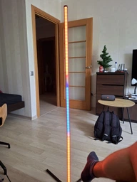 Торшер неонова лампа Nook Lamp LED RGB 120 см від USB підлоговий кутовий світильник, нічник, регулювання яскравості, пульт керування