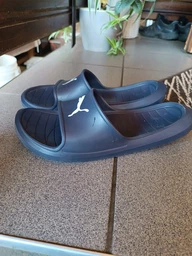 Чоловічі шльопанці для пляжу Puma Divecat v2 Lite Cat 38671302 44.5 (10) 29 см Puma Black-Puma White (4065449656016)