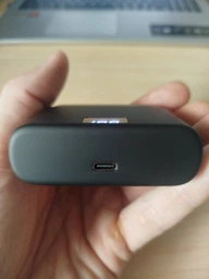 Микрофон петличный беспроводной для смартфона 2 микрофона с зарядным кейсом, разъем Type-C фото от покупателей 1