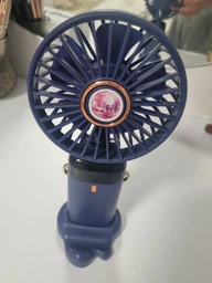 Портативний ручний вентилятор з дисплеєм Led Digital Display Fan N15 Black фото від покупців 1