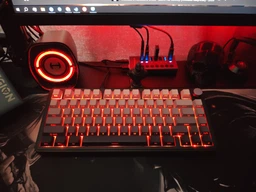 Механическая игровая клавиатура Attack Shark X85 беспроводная, Hot-Swap, 75%, RGB-подсветка, кнопочные переключатели, розовая