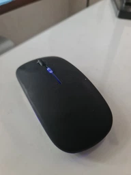 Бездротова безшумна мишка 2в1 BT5.2 / USB адаптер 2.4Ghz з підсвічуванням RGB для ноутбука комп'ютера планшета вбудований акумулятор 500 mAh, Золотиста