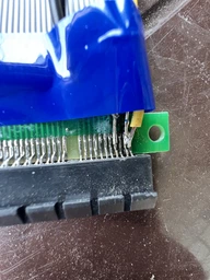 Райзер Ewell Riser Card PCI-E 16X, Molex, із засувкою, шлейф 19 см (EW017)