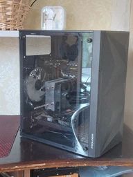 Корпус Prologix E113 Tempered Glass&Mesh Black