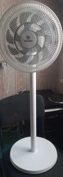Напольный вентилятор Remzona SEF-02WT 60W с пультом управления комнатный 3 скорости настольный кондиционер для дома и офиса мощный бытовой комнатный с охлаждением белый фото от покупателей 9