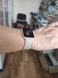 Ремешок для xiaomi mi watch lite сяоми ми вотч силиконовый Оранжевый (Orange) фото от покупателей 1