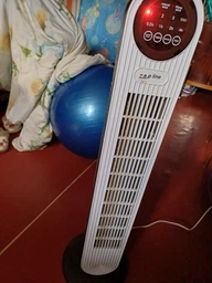 Колонный вентилятор с таймером на 3 скорости Zepline 500W, Сенсорный вентилятор башня с поворотом