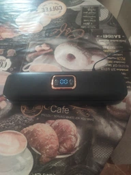 Вакуумний пакувальник для дому кухні Vacuum Sealer 01 вакууматор для їжі продуктів харчування сухих і вологих овочів і м'яса прилад для пакування їжі вакуумні пакувальники + комплект гофровані пакети 10 шт білий фото від покупців 3