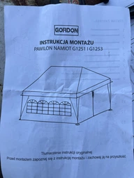 Садовый павильон альтанка Gordon 3х4 м (912 м2) 4 стены UV 50+ Черный