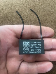 Конденсатор cbb61 1.2 mf на вентилятор напольный 450v пленочный пусковой рабочий квадратный в вентиляторе кухонной вытяжке мкф