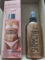 Кокосовое масло с шиммером для загара Top Beauty Shimmer Coconut Oil Bronze 200 мл