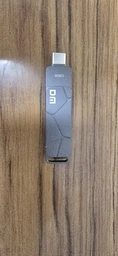 Флешка Двостороння USB 3.2+ Type-C OTG Брелок Поворотна 2в1 DM PD198 для Windows ПК та Android телефону 256 Гб Black