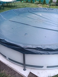 Чохол Intex 28031 (для круглого каркасного басейну, діаметром 366 см) Round Pool Cover