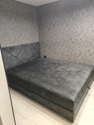 Ліжко двоспальне Вікторія з матрацом та підйомним механізмом 160х205 см Сірий фото від покупців 1