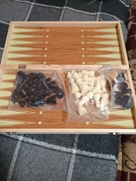 Шахматы деревянные 3в1, 40см (Шахматы + нарды + шашки) фото от покупателей 2