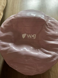 Мяч для фитнеса (фитбол) WCG 65 Anti-Burst 300кг Персиковый + насос фото от покупателей 1