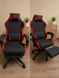 Геймерское кресло GT Racer X-2339 Fabric Black/Red [166925]