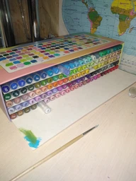 Набор акриловых маркеров 240 шт. Acrylic Brush Marker AW-1956 акриловые маркеры с мягкой кисточкой для творчества и декора фломастеры для рисования фото от покупателей 5