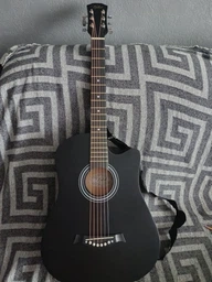 Гитара акустическая Kabat 3/4 Black (струны в комплекте)