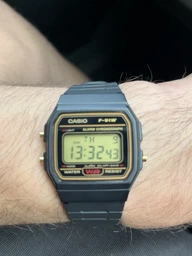 Casio F-91WG-9Q мужские электронные часы подсветка будильник секундомер фото от покупателей 2