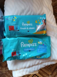 Дитячі вологі серветки Pampers Fresh Clean 52 шт (8001841041360)