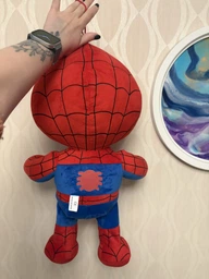 Мягкая игрушка обнимашка Marvel Chibi Spider-Man Чиби Человек-Паук С Большой Головой 55 см My Kigu Плюшевый Сине-красный (9076/55) фото от покупателей 3
