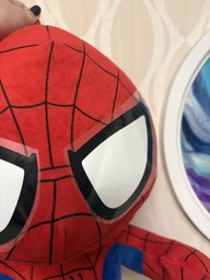 Мягкая игрушка обнимашка Marvel Chibi Spider-Man Чиби Человек-Паук С Большой Головой 55 см My Kigu Плюшевый Сине-красный (9076/55) фото от покупателей 2