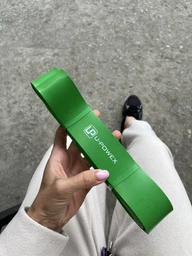 Гумка для підтягування, фітнес петля U-Powex Pull Up Assist Band Чорна (11-29 кг) (01X0201BL)