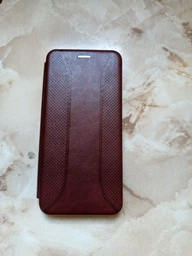 Чохол-книжка Perforation на Samsung Galaxy A12 brown