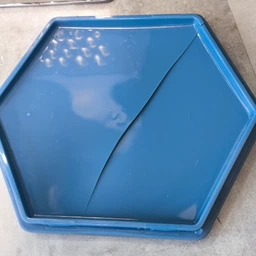 Терка Lessner Sky Blue 6 граней із пластиковою ручкою (10097) (5018601437977)