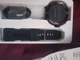 Смарт-часы UWatch Smart Advanture Steel Black с компасом, 2 ремешка